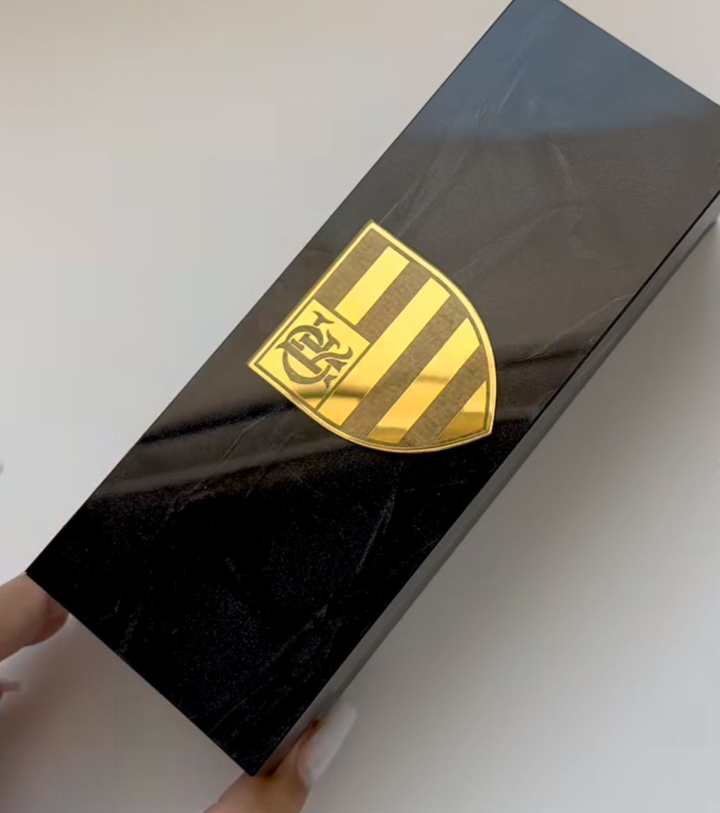 Dominó Personalizado FLAMENGO – Edição Resina Holográfica Exclusiva