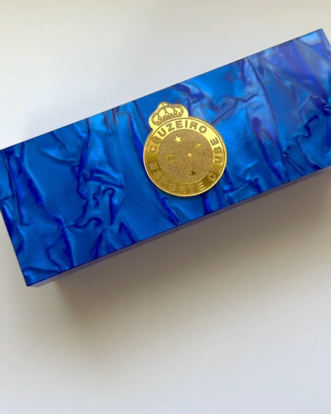 Dominó Personalizado CRUZEIRO – Edição Resina Holográfica Exclusiva