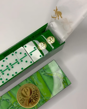 Dominó Personalizado PALMEIRAS – Edição Resina Holográfica Exclusiva